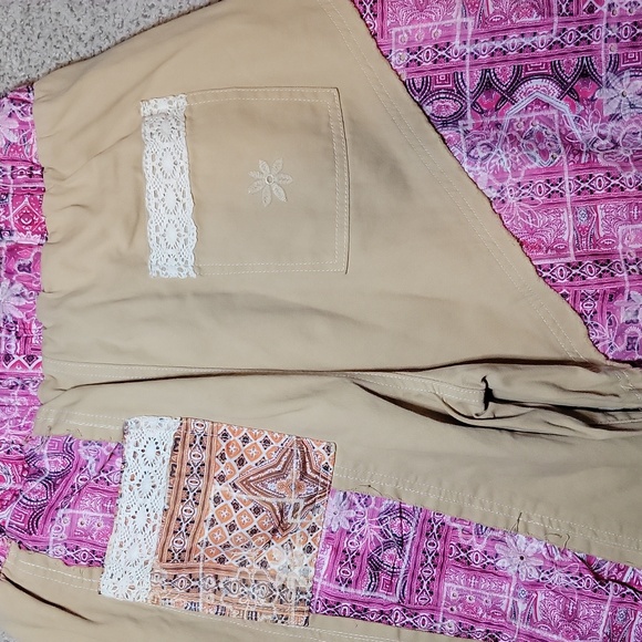 POL Vibrant Pink Patchwork Pants - Picture 7 of 7